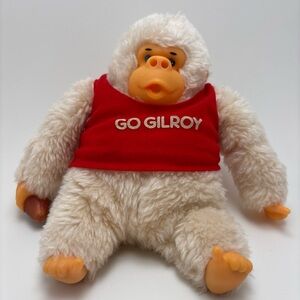Vintage Gilroy Monkey Plush 🐒 Blonde Blue Eyes Go Gilroy Thumb Sucker 9”